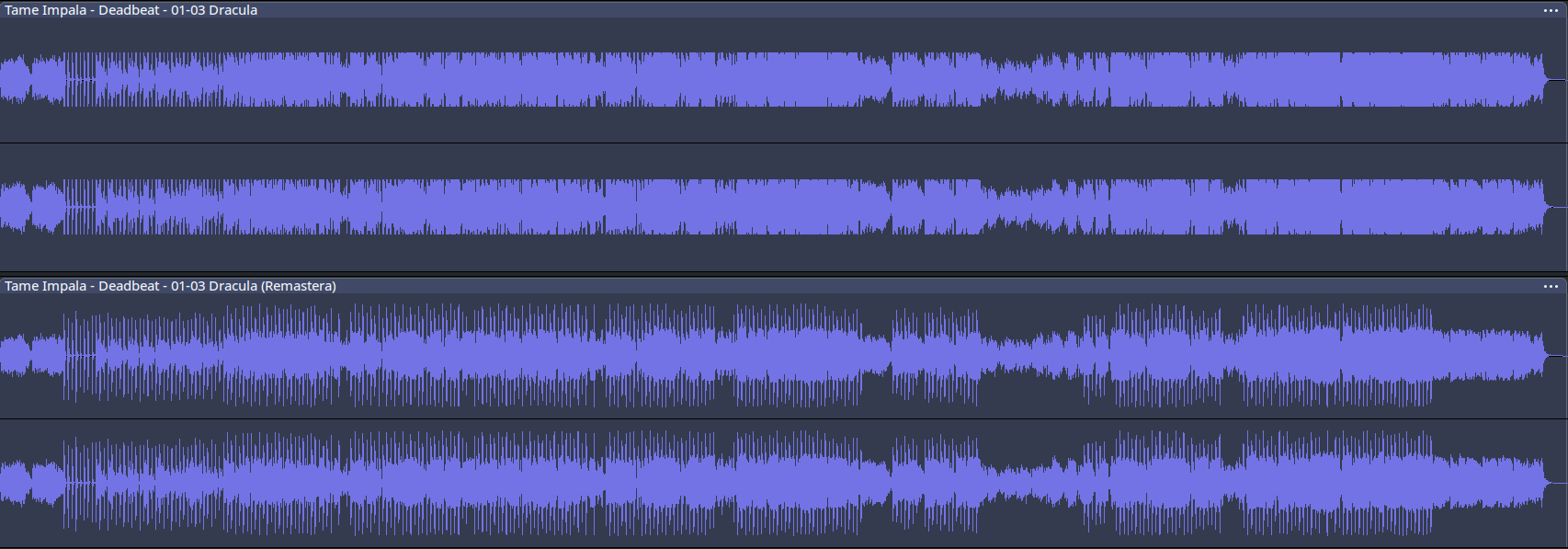 Dracula waveform comparison